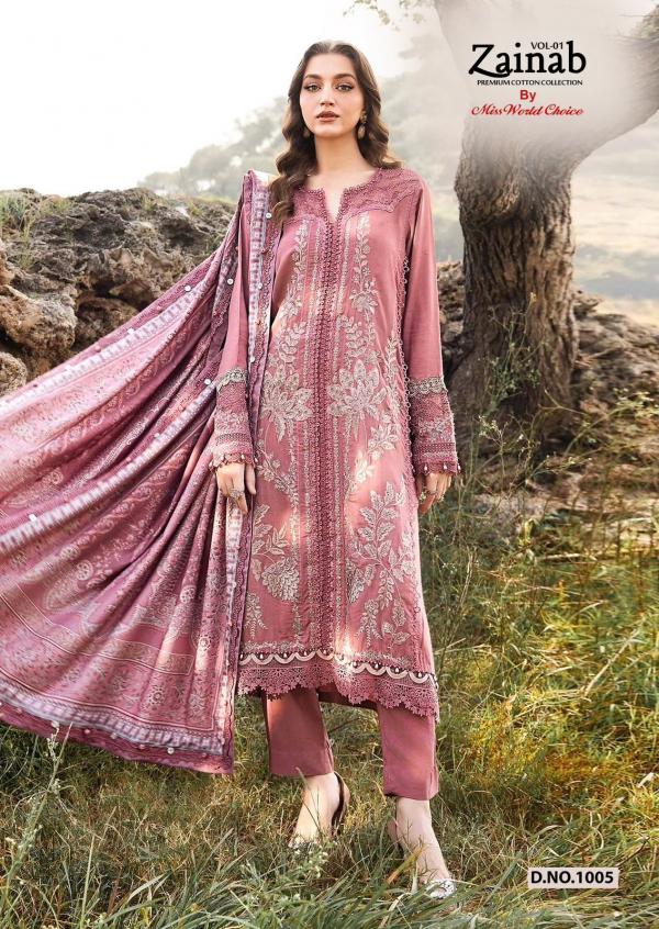 Miss World Zainab Vol-01 – Karachi Dress Material